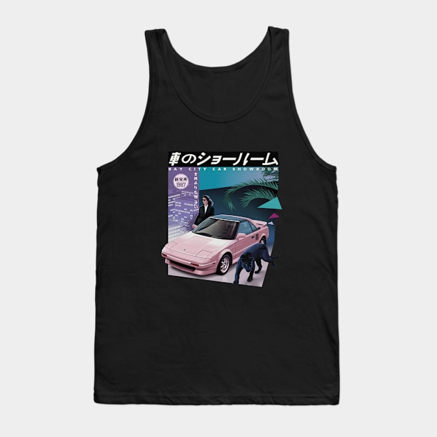 Bay City Car Showroom Tank Top by Mr.Melville